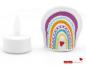 Preview: ITH-Stickdatei LED-Cover Regenbogen für 10 x 10 cm Stickrahmen